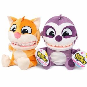 Chatter Chompers Plush Interactive Collectible Toy W/ Funny Sound Effects 6.5”